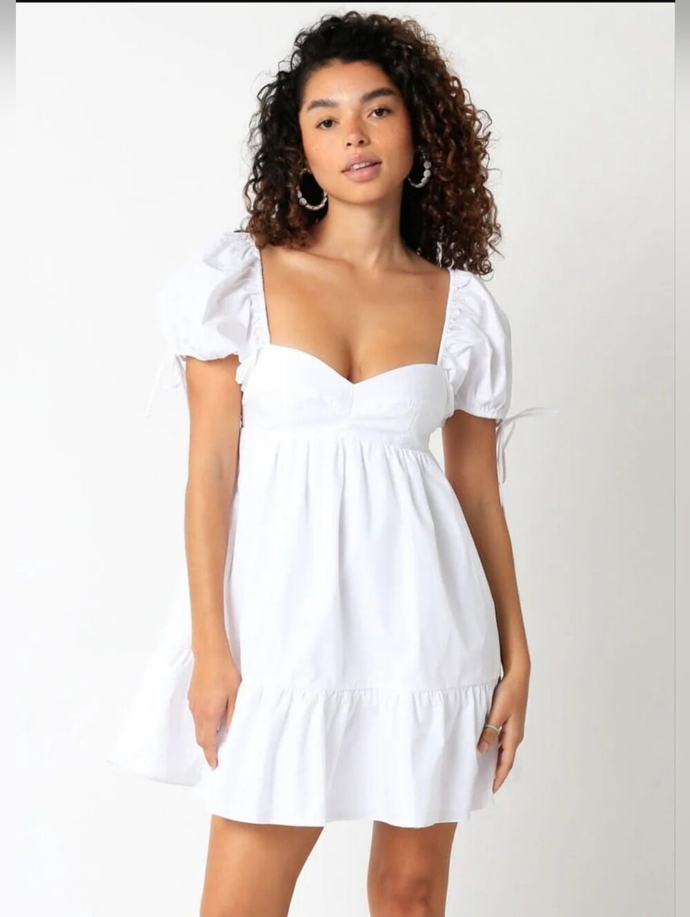 Amanda Uprichard Goldie Mini Dress In White Size Small